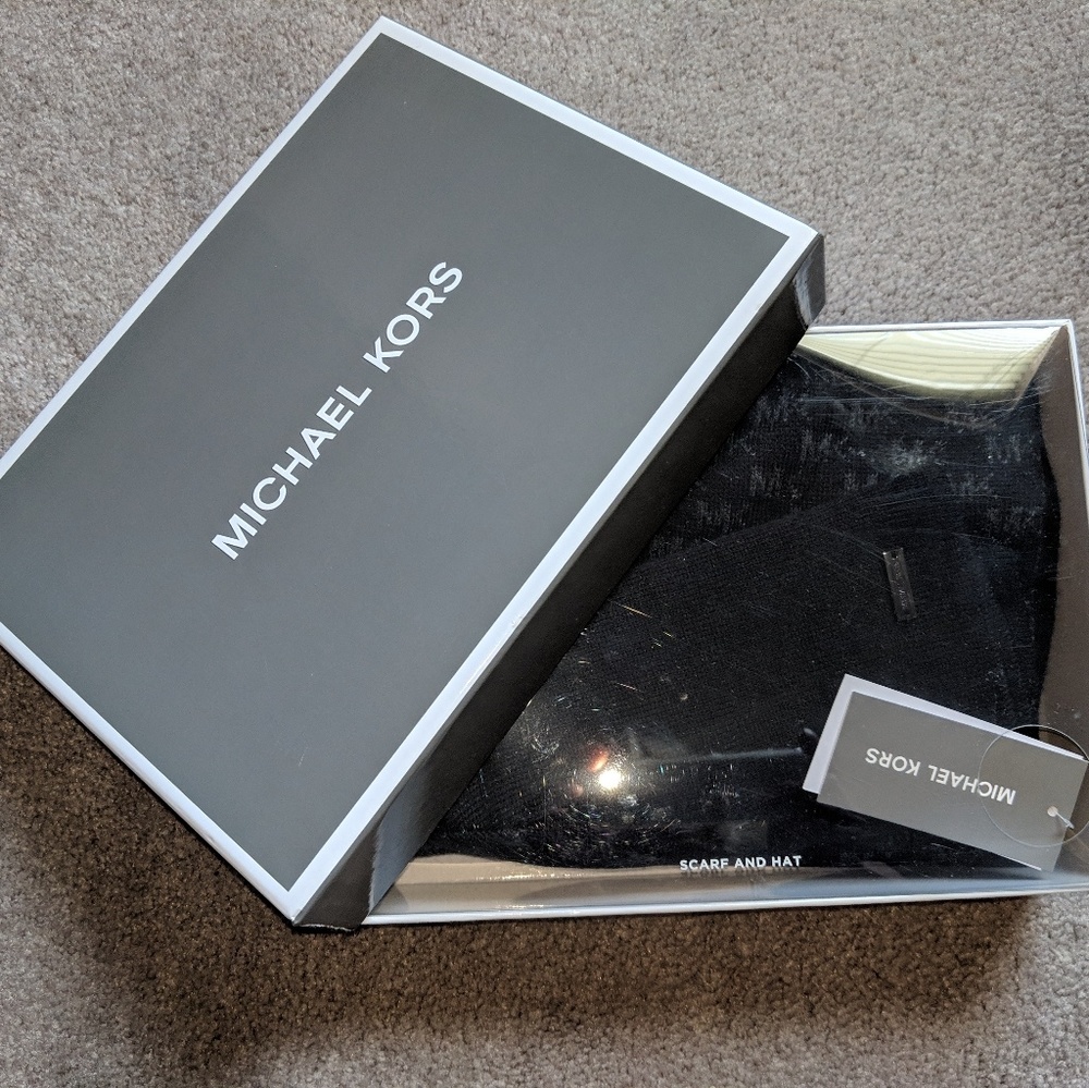 NWT - Michael Kors Hat and Scarf